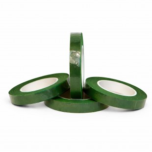 Bandă adezivă florală verde 1 cm